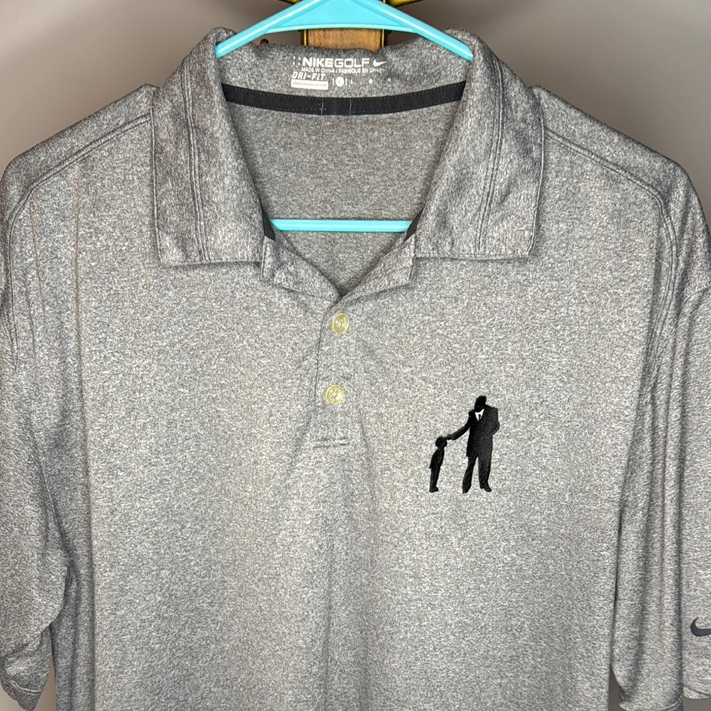Nike Gray Polo Shirt with Athletic Comfort